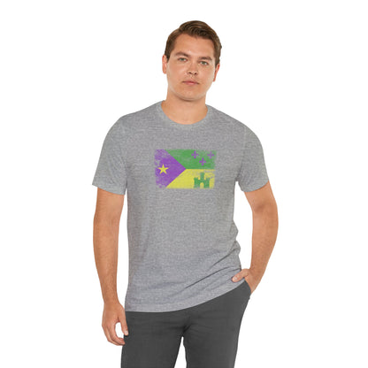 Mardi Gras Cajun Flag T-Shirt