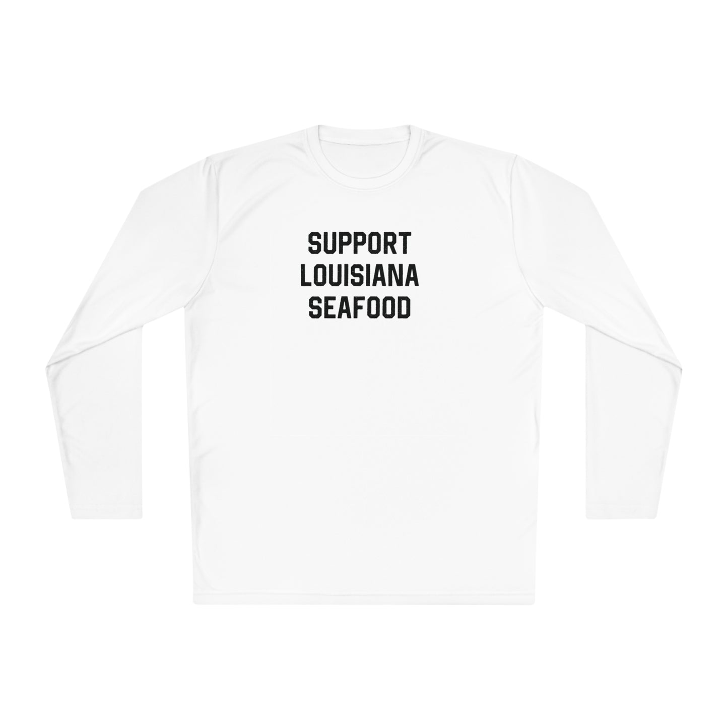 Support Louisiana Seafood Cajun Long Sleeve T-Shirt