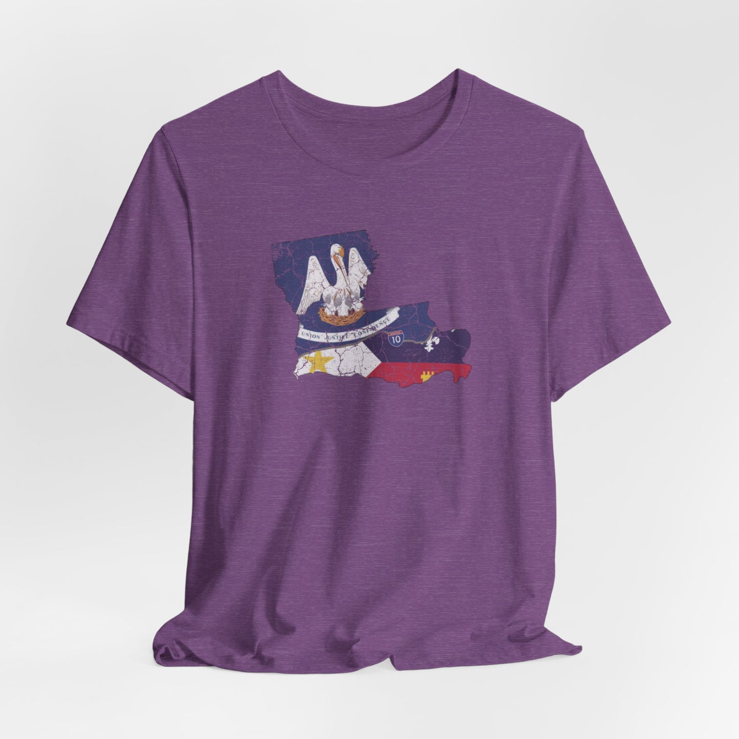 South of Interstate 10 Map Cajun Shirt