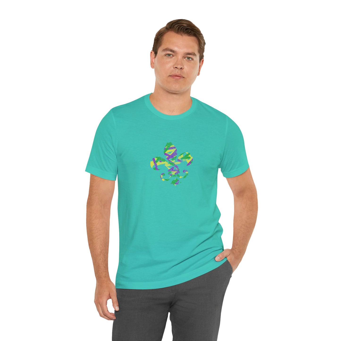 Mardi Gras Fleur-de-lis Cajun T-Shirt