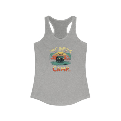 Women's What Happens at the Camp Cajun Tank Top