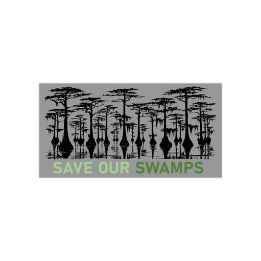 Save Our Swamps Cajun Bumper Sticker