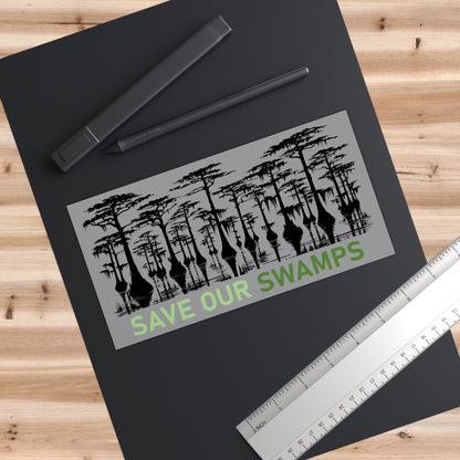 Save Our Swamps Cajun Bumper Sticker