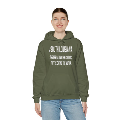 Cajuns, They're Eating the Choupic Hoodie