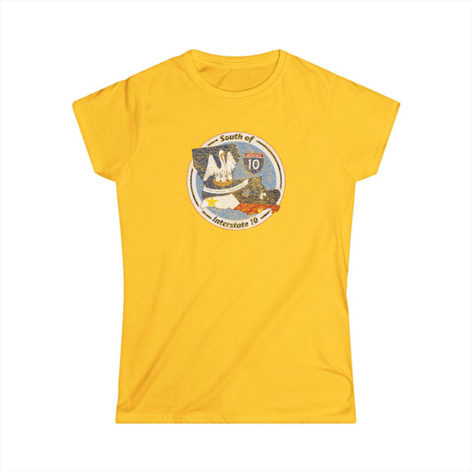 Women's South of Interstate 10 Cajun T-Shirt