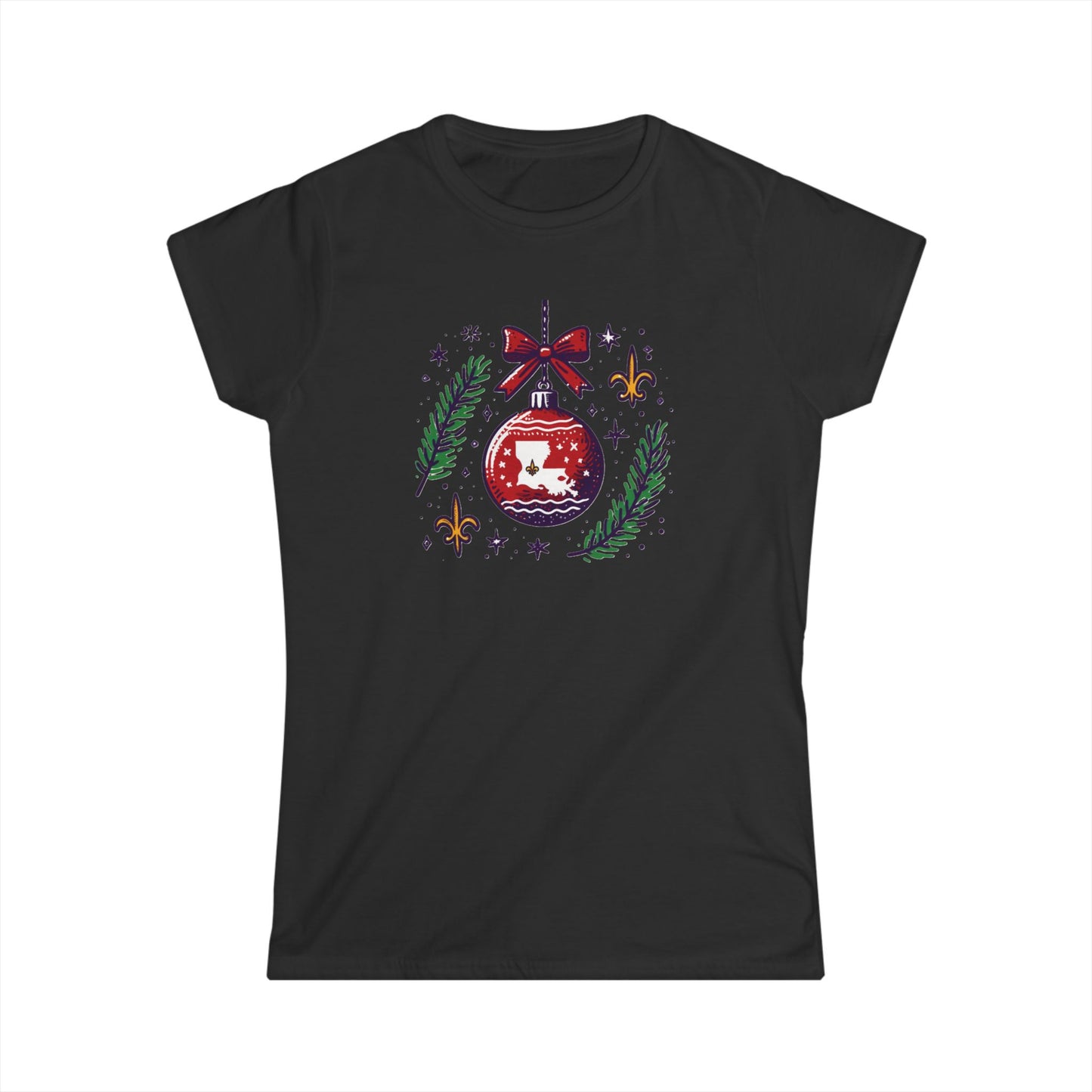 Women's Louisiana Ornament T-Shirt