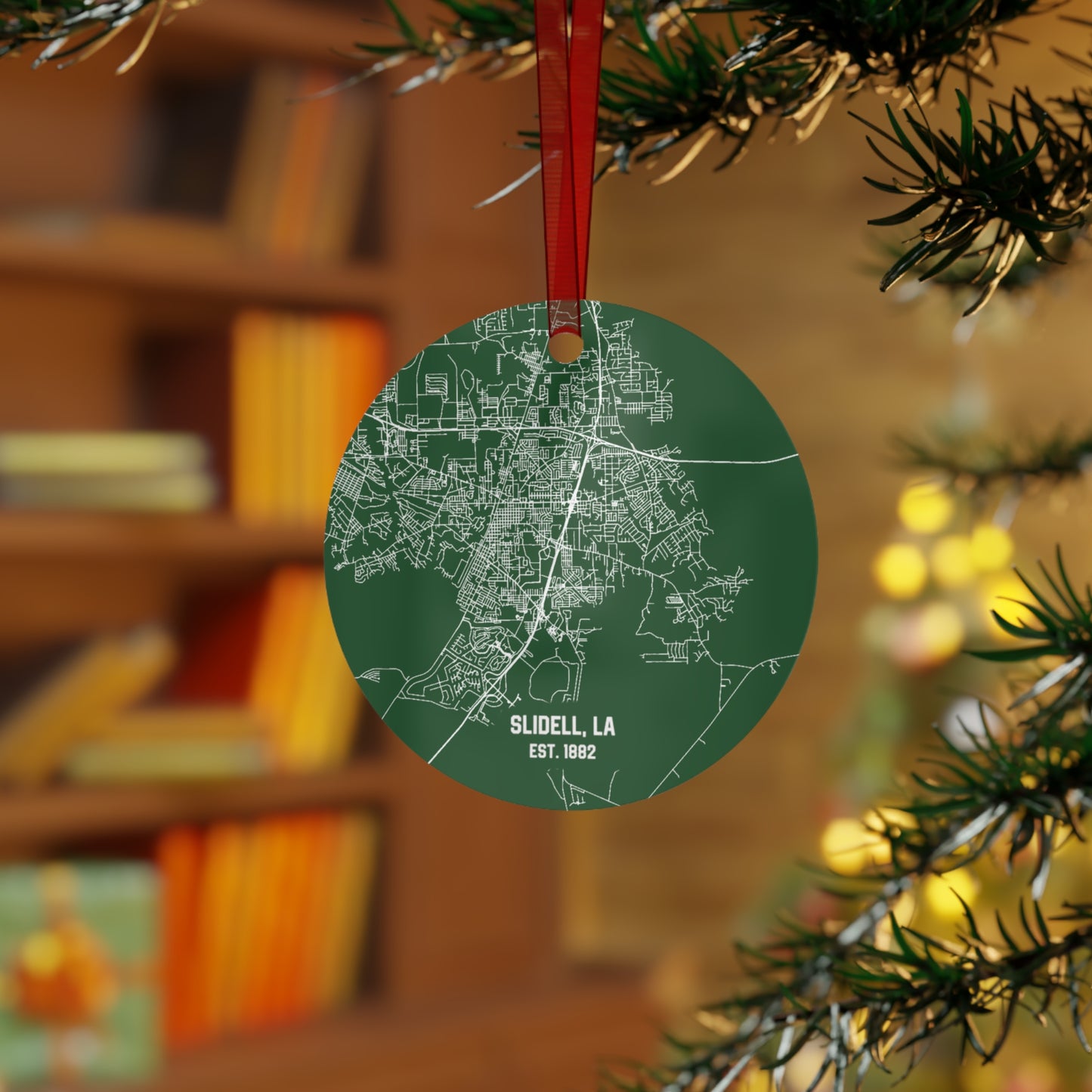 Slidell Louisiana Christmas Ornament