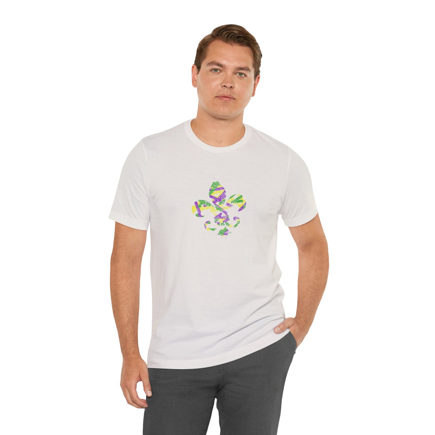 Mardi Gras Fleur-de-lis Cajun T-Shirt