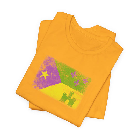 Mardi Gras Cajun Flag T-Shirt