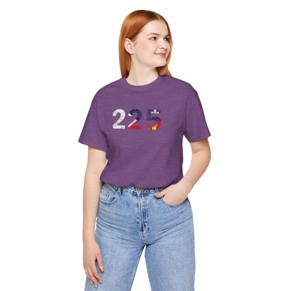 Cajun Flag 225 Area Code T-Shirt