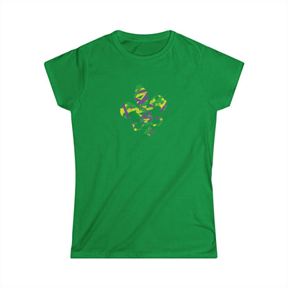 Women's Mardi Gras Fleur-de-Lis Cajun T-Shirt