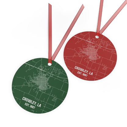 Crowley Louisiana Christmas Ornament