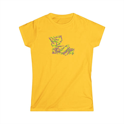 Women's Louisiana Mardi Gras Cajun T-Shirt