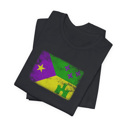 Mardi Gras Cajun Flag T-Shirt