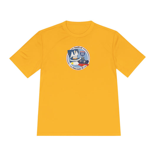 South of Interstate 10 Cajun Dry Fit T-Shirt