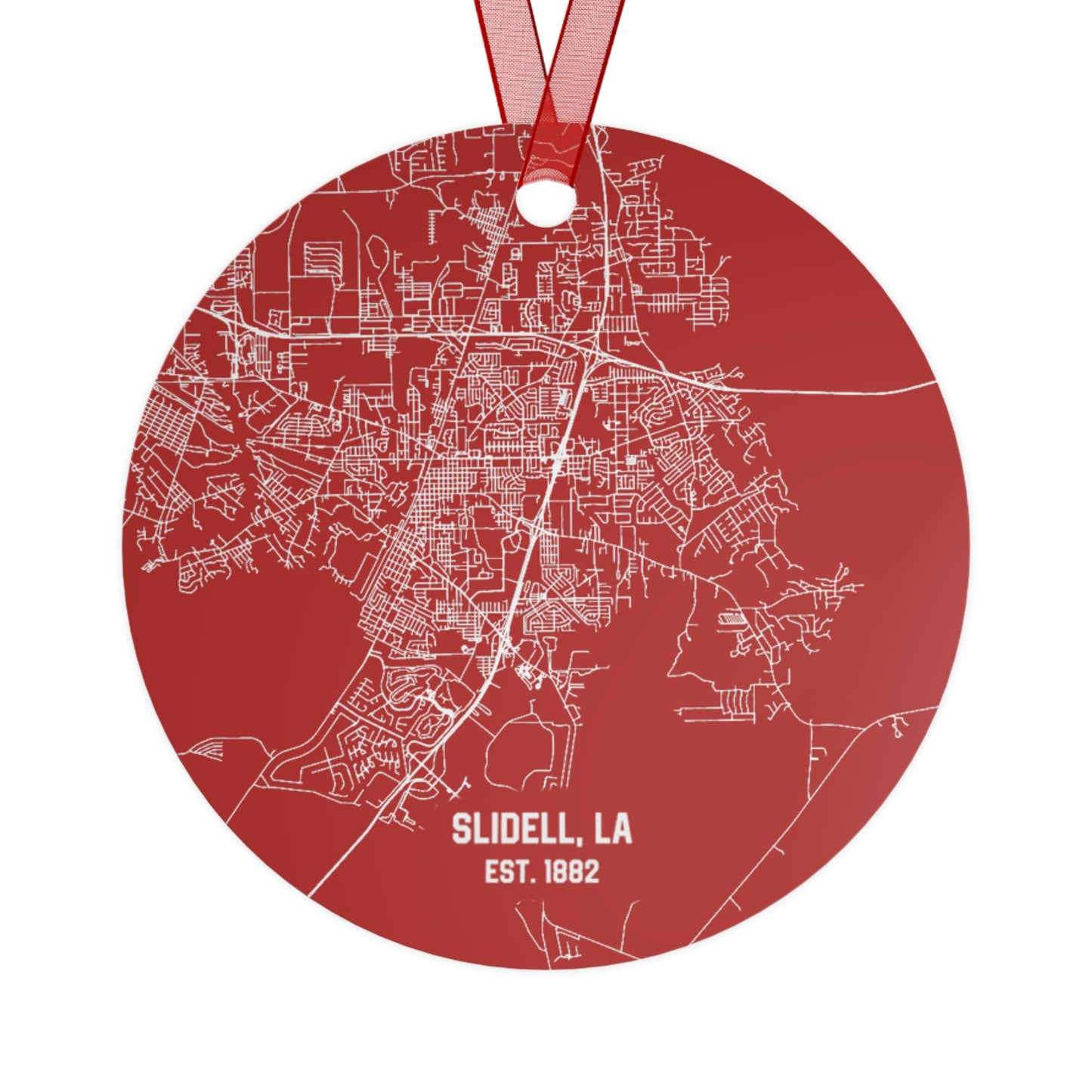 Slidell Louisiana Christmas Ornament