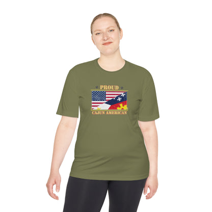 Cajun-American Proud Dry Fit T-Shirt