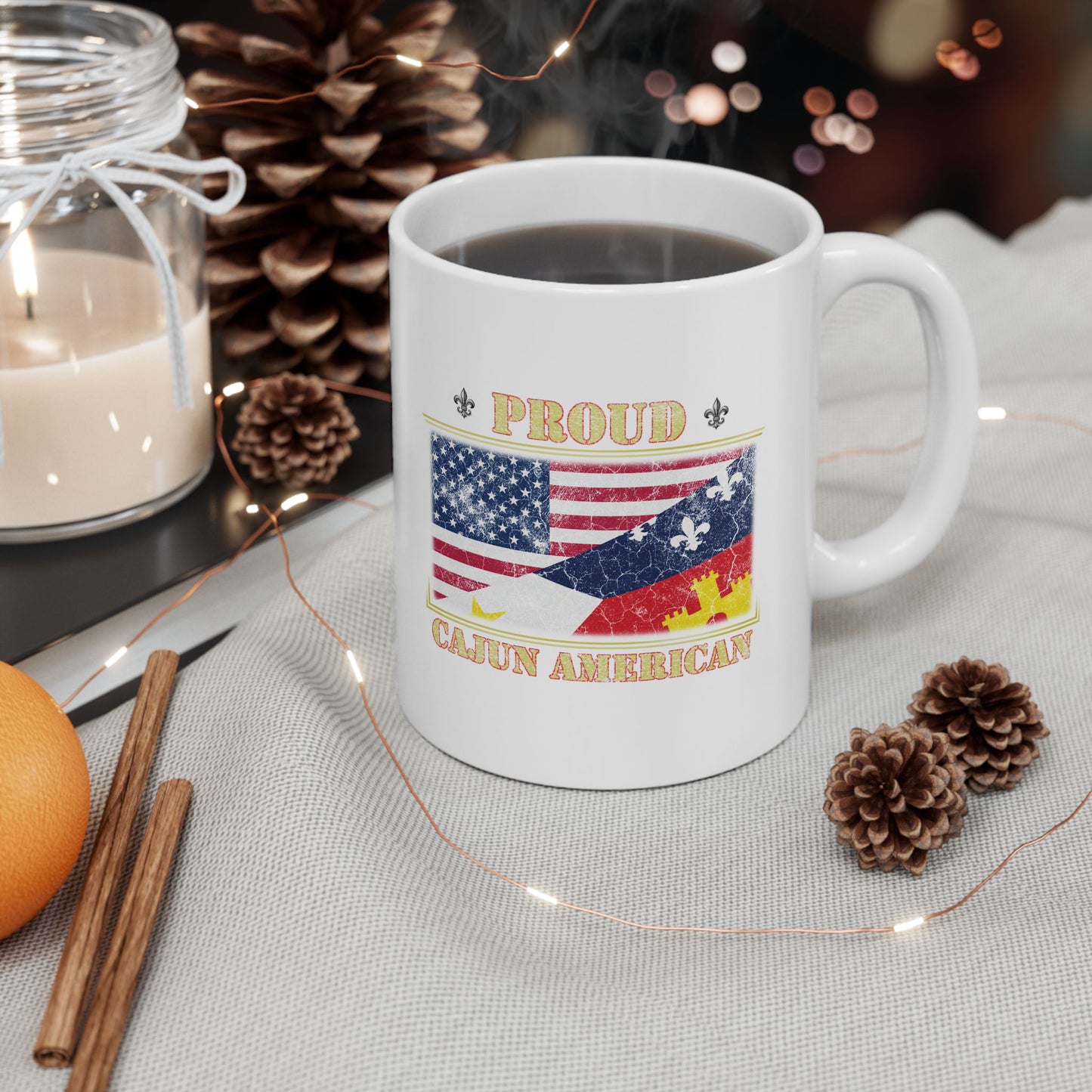 Cajun-American Coffee Mug (11oz, 15oz)