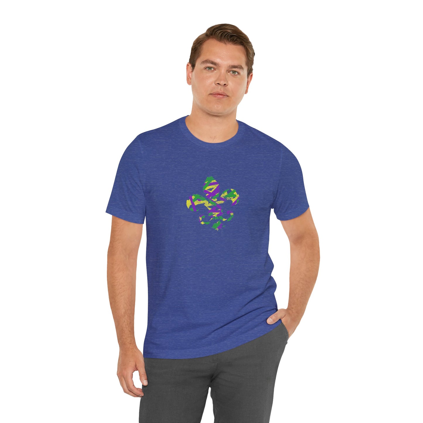 Mardi Gras Fleur-de-lis Cajun T-Shirt