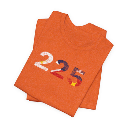 Cajun Flag 225 Area Code T-Shirt