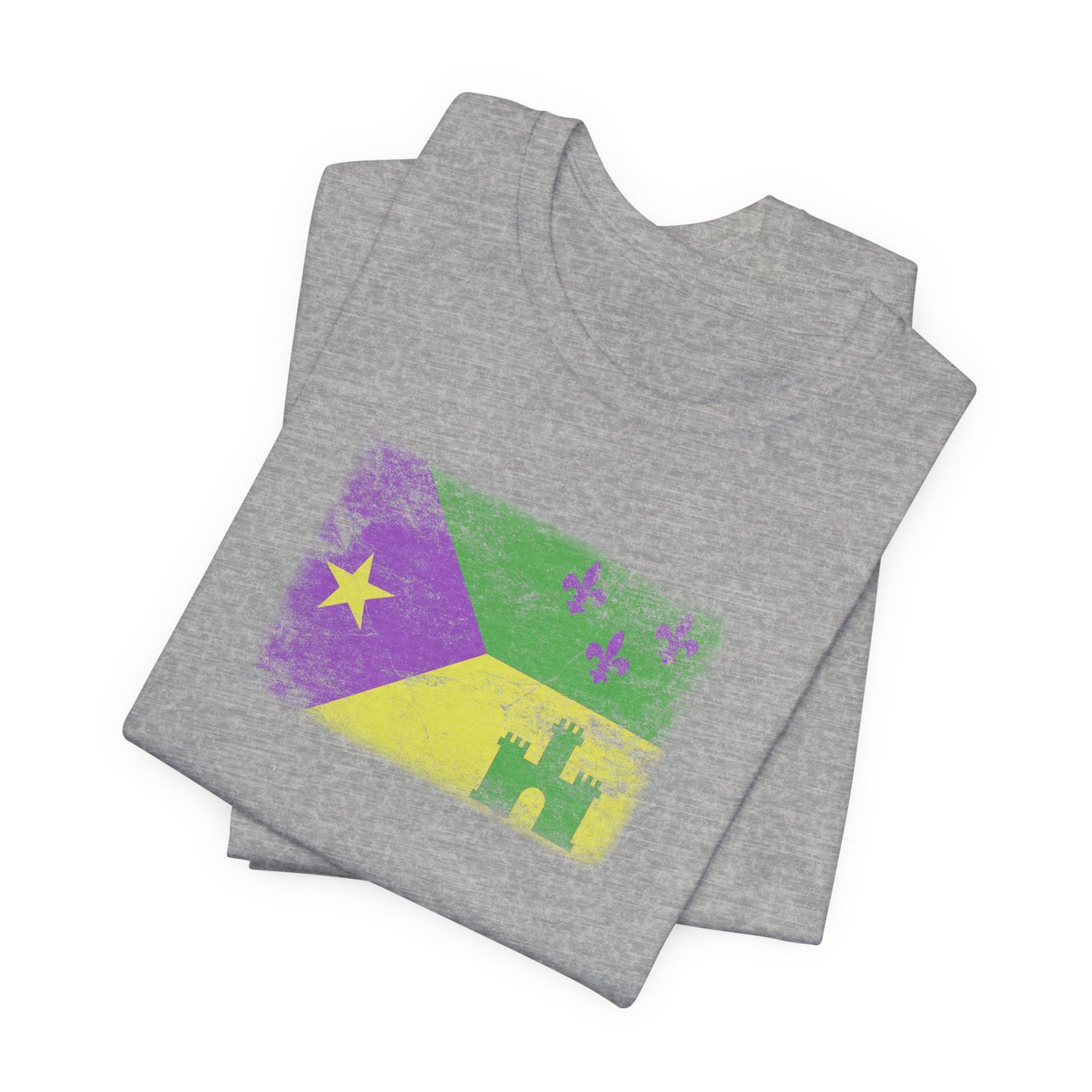 Mardi Gras Cajun Flag T-Shirt