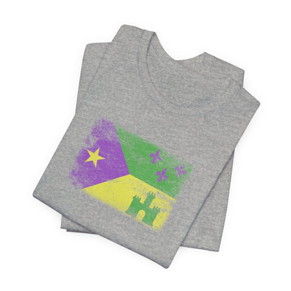 Mardi Gras Cajun Flag T-Shirt