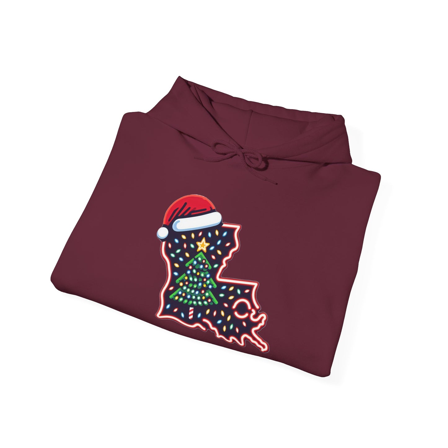 south-of-interstate-10-cajun-store-louisiana-christmas-hoodie-cajun-christmas-hoodie