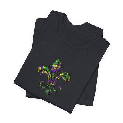Mardi Gras Fleur-de-lis Cajun T-Shirt
