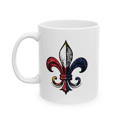 Cajun Fleur-de-lis Coffee Mug (11oz, 15oz)