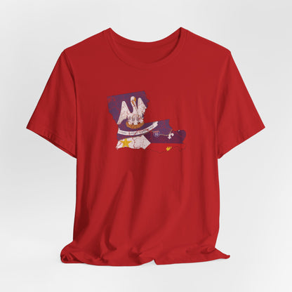 South of Interstate 10 Map Cajun Shirt