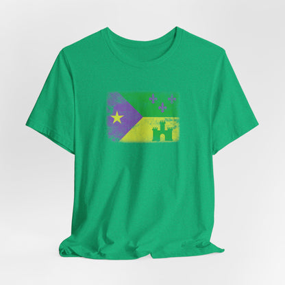 Mardi Gras Cajun Flag T-Shirt