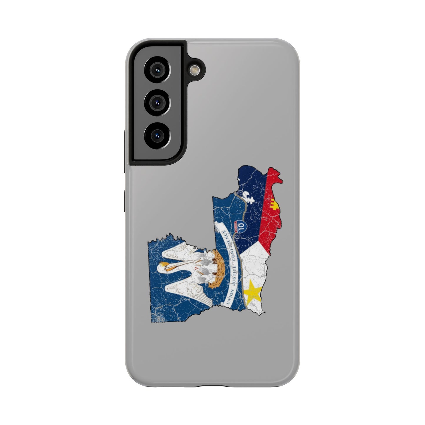 South of Interstate 10 Map Cajun Phone Case