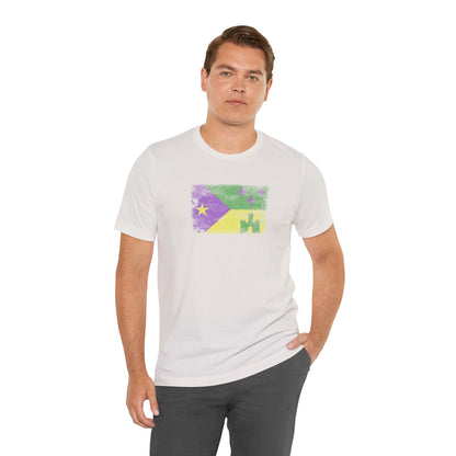 Mardi Gras Cajun Flag T-Shirt