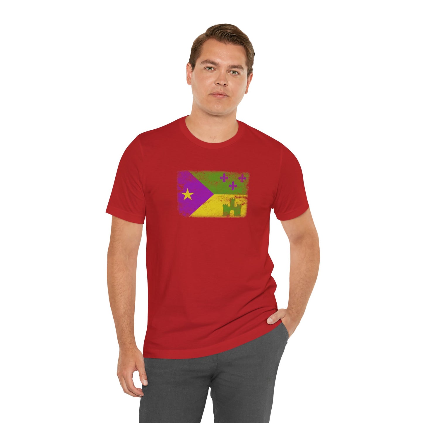 Mardi Gras Cajun Flag T-Shirt