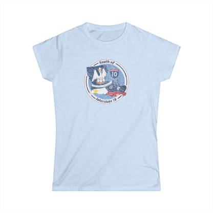Women's South of Interstate 10 Cajun T-Shirt