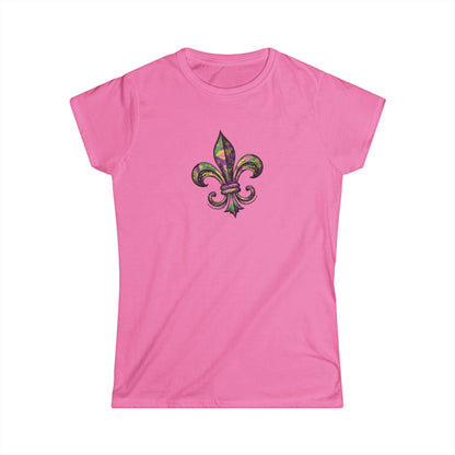 Women's Mardi Gras Fleur-de-Lis Cajun T-Shirt
