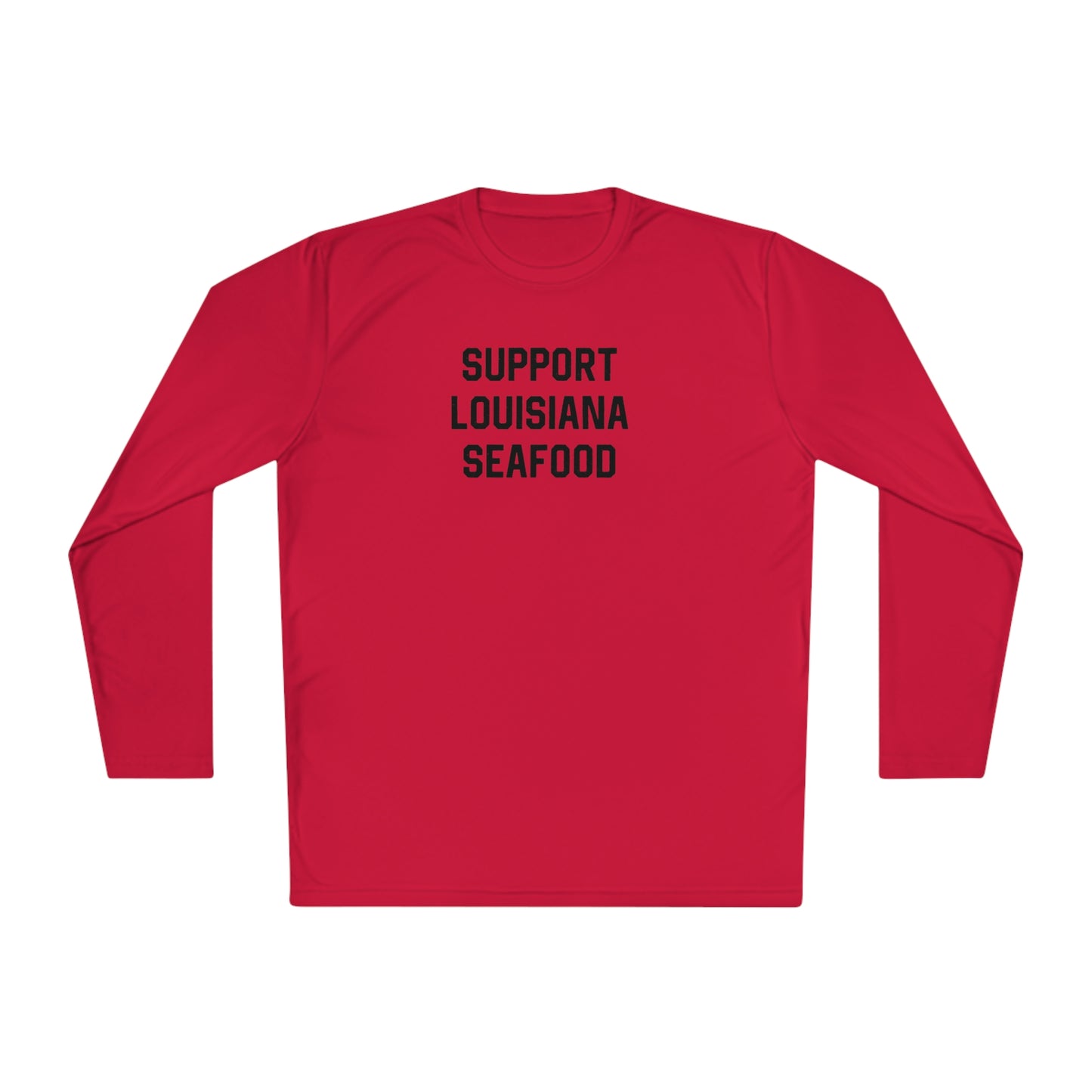 Support Louisiana Seafood Cajun Long Sleeve T-Shirt