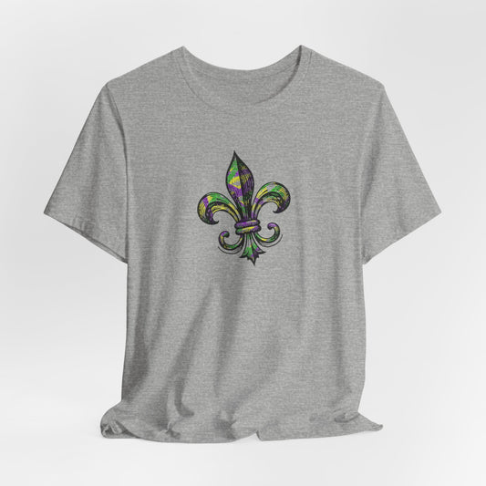Mardi Gras Fleur-de-lis Cajun T-Shirt