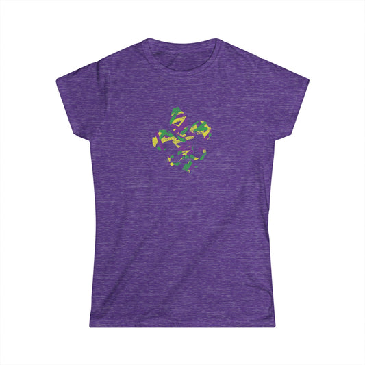 Women's Mardi Gras Fleur-de-Lis Cajun T-Shirt