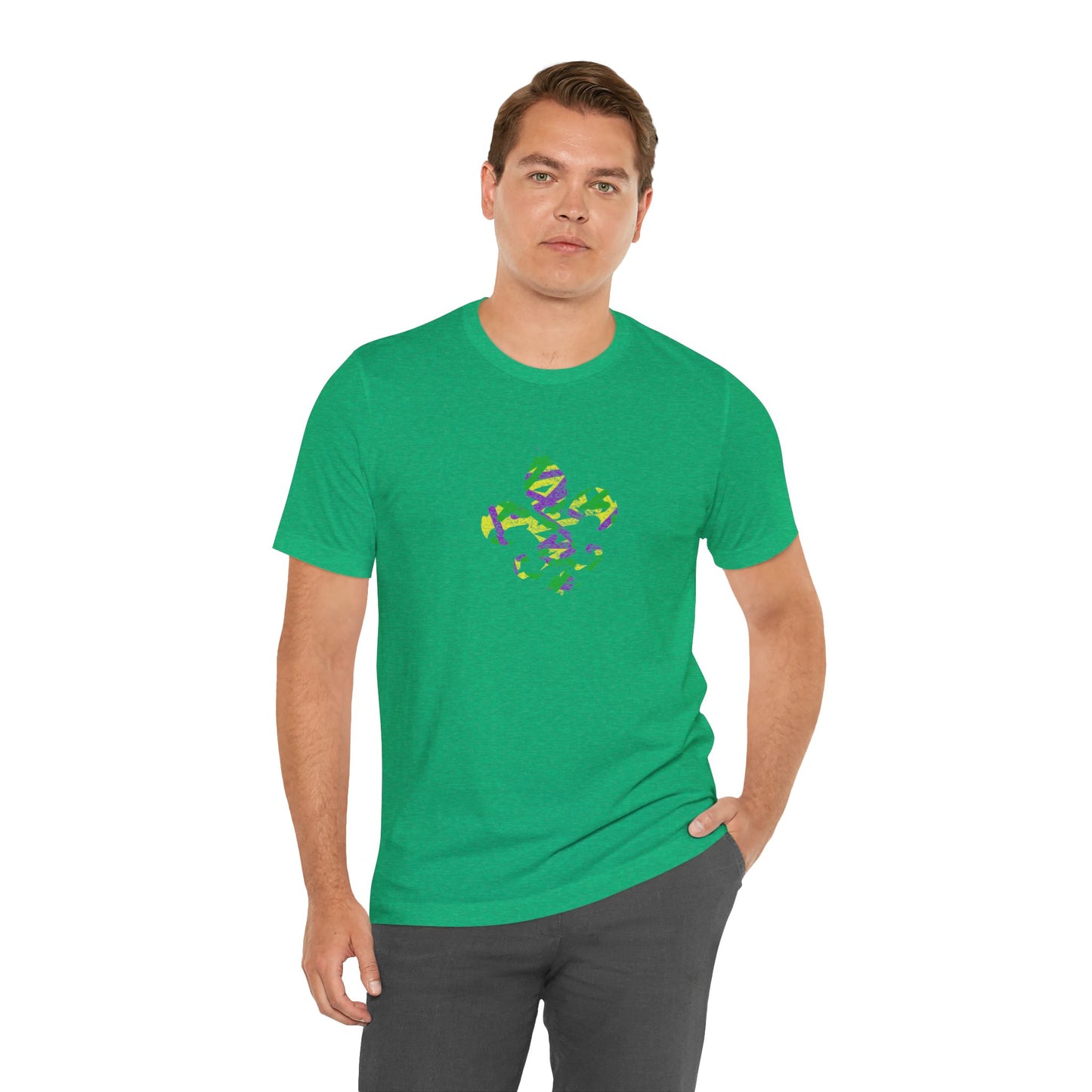 Mardi Gras Fleur-de-lis Cajun T-Shirt