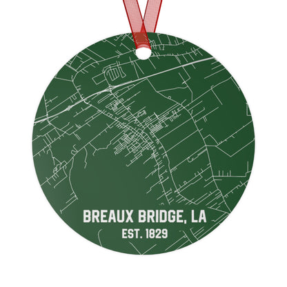 Breaux Bridge Louisiana Christmas Ornament