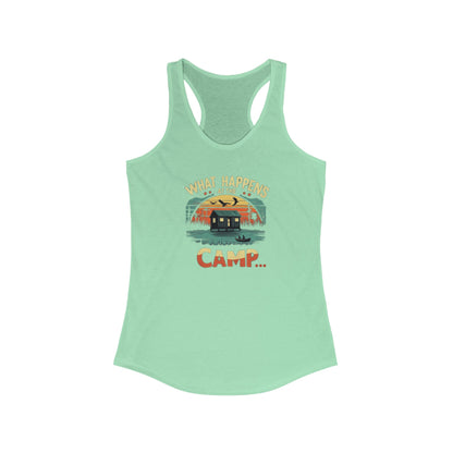 Women's What Happens at the Camp Cajun Tank Top