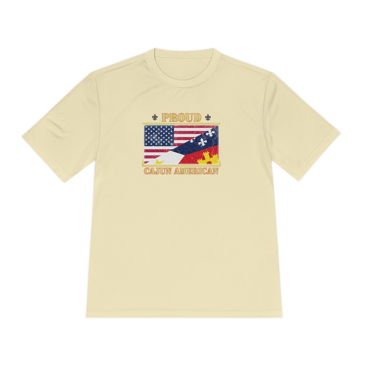 Cajun-American Proud Dry Fit T-Shirt