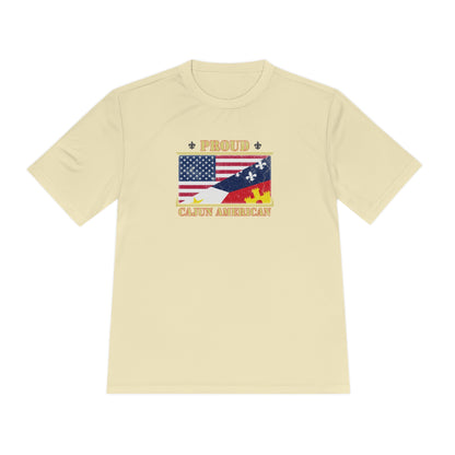Cajun-American Proud Dry Fit T-Shirt