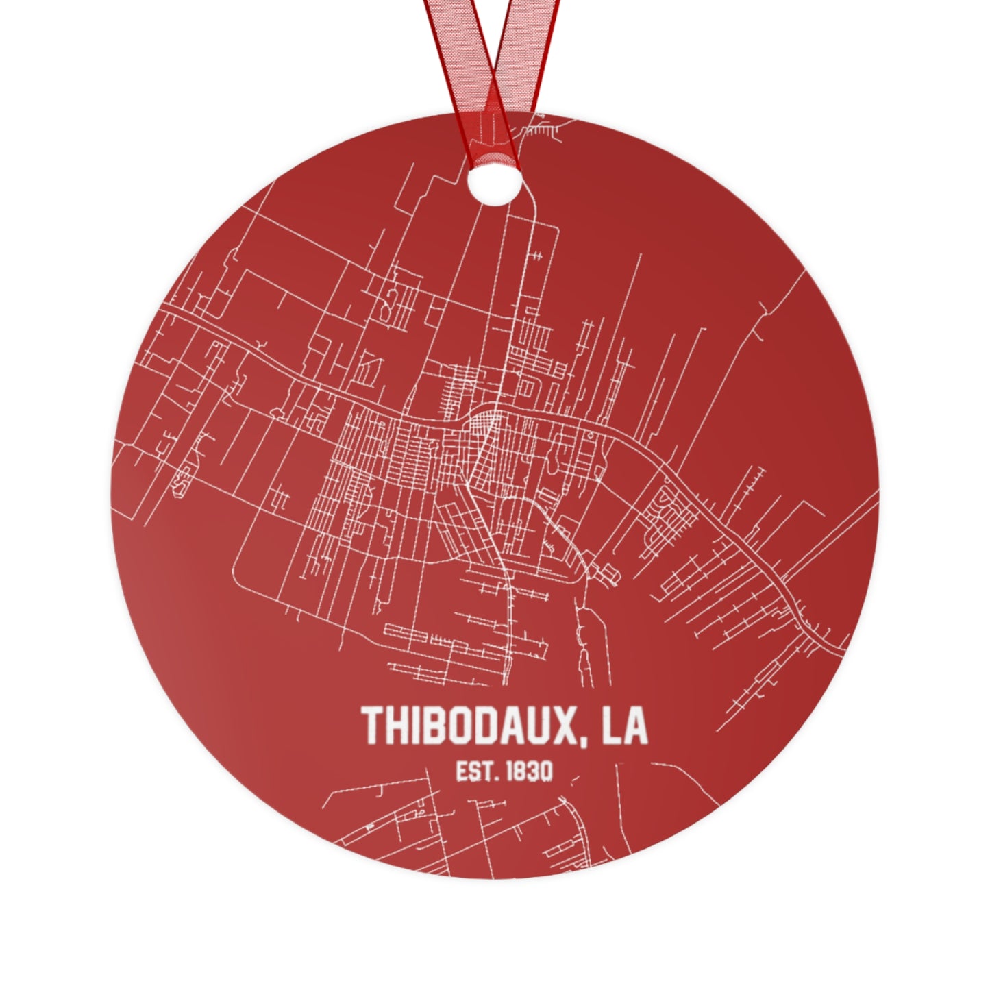 Thibodaux Louisiana Christmas Ornament