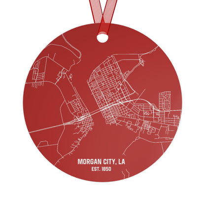 Morgan City Louisiana Christmas Ornament