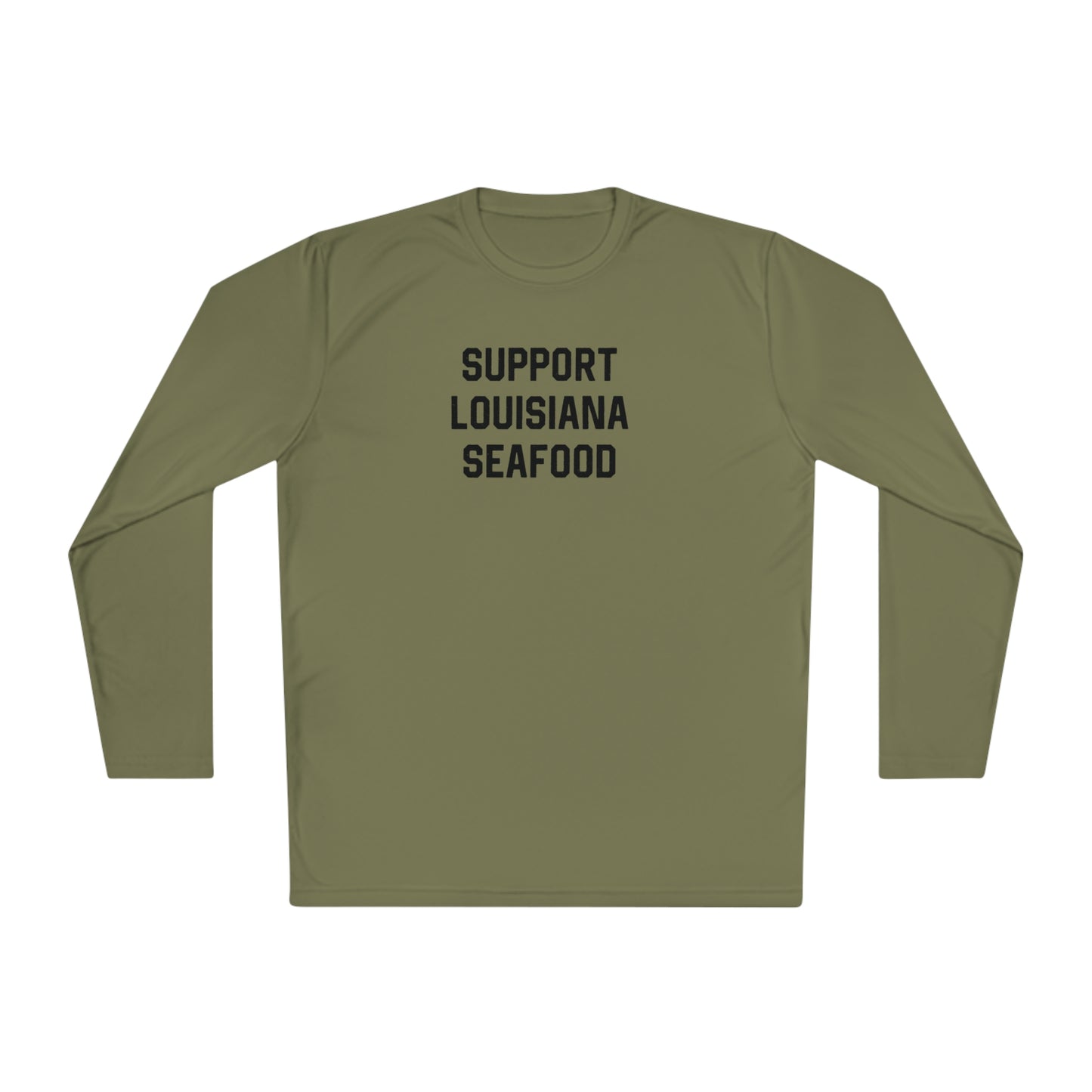 Support Louisiana Seafood Cajun Long Sleeve T-Shirt