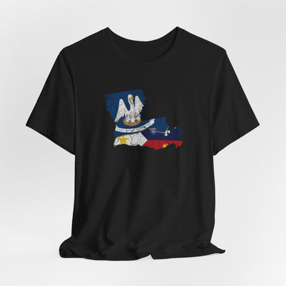 South of Interstate 10 Map Cajun Shirt