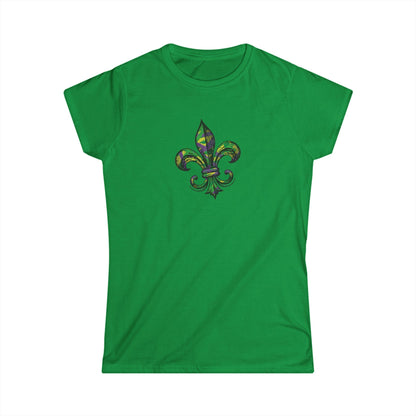 Women's Mardi Gras Fleur-de-Lis Cajun T-Shirt