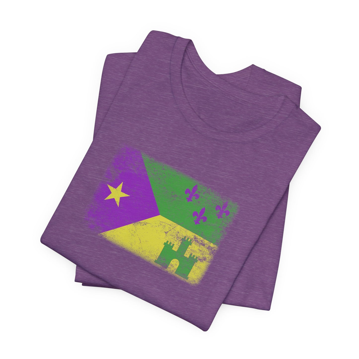 Mardi Gras Cajun Flag T-Shirt